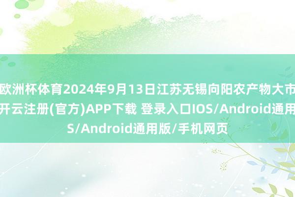 欧洲杯体育2024年9月13日江苏无锡向阳农产物大市集价钱行情-开云注册(官方)APP下载 登录入口IOS/Android通用版/手机网页